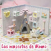 Una imagen de una miniatura montada concretamente la de el cuarto de mascotas de momo